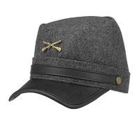 Lipodo Southern States Cap Men - Confederate Army Cap Made with Wool - Peaked Cap Civil War - Summer/Winter - Grey