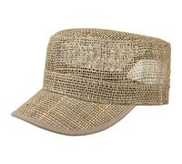 Lipodo Straw Army Cap Adjustable Unisex Airy Spring Summer