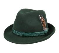 Lipodo Tyrolean Felt Hat Feather Cord Braid Summer Winter