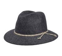 Lipodo Tyrolean Mountain hat for Women/Men - Alpine hat in Wool Felt with Cord - Hiking hat Made in Italy - Hat Fall/Winter - Traveler hat