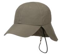 Lipodo Uni 6 Panel Baseball Cap 100% Nylon Neck Protection Unisex Summer Olive