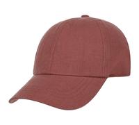 Lipodo Uni Cap Baseballcap Linen Cotton Blend Stretchband Unisex Summer Dark red One Size