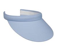 Lipodo Womens Visor - Plain-Coloured Sun Visors from Cotton with Towelling Band - Ideal for Golf, Tennis or Other Leisure Activities in Summer - Light Blue One Size