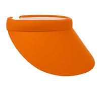 Lipodo Womens Visor Plain-Coloured Cotton Sun Visor with Towelling Band Summer Orange