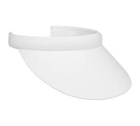 Lipodo Womens Visor Plain-Coloured Cotton Sun Visor with Towelling Band Summer White