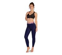 LIPOELASTIC Active Leggings- Medical Compression Leggings, Workout Leggings for Women, Lipedema Compression Leggings for Women (UK, Alpha, 3XL, Regular, Regular, Dark Blue, Multicolour Waistband)