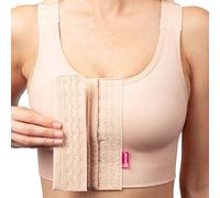 LIPOELASTIC LIPO extend PI - Bra Size Extender for Post-Surgery Compression Bras - Adjustable 3 Row Hook Extension - Compatible with PI Models (Beige, 9x3)