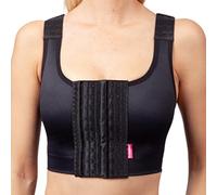 LIPOELASTIC LIPO extend PI - Bra Size Extender for Post-Surgery Compression Bras - Adjustable 3 Row Hook Extension - Compatible with PI Models (Black, 9x3)