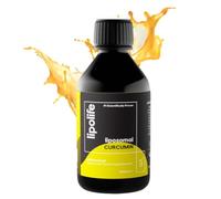 lipoLife Liposomal Curcumin C3 Complex 240ml - High Absorption Liquid Curcumin Supplement for Joint Support, Inflammation & Antioxidant Protection - Advanced Liposomal Delivery, 48 Servings