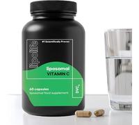 lipolife Liposomal Vitamin C Capsules, High Strength Vitamin C Supplement, Immune System & Collagen Support, Energy & Skin Health, Vegan Liposomal Vitamin C Using Quali-C, 30-60 Day Supply