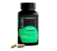 lipolife Vitamin C Capsules DVC2 - Bioavailable Liposomal Quali-C Vitamin C, High Absorption Liposomal Technology, 30-60 Days Supply, Gluten Free, Immune, Collagen, Skin & Antioxidant Support