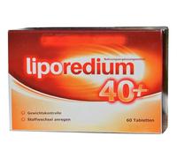 Liporedium 40 plus, 60 tablets, stimulates metabolism, caffeine, capsaicin, garcinia cambogia, slimming, very effective