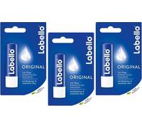 Liposan Original Lip Balm 24h Hydration natural oils and shea butter (Pack of 3)