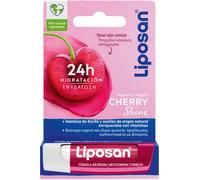 Liposan Cherry Shine (1 x 4.8g), Cherry Scented, Red Lip Balm, Moisturising, Long-lasting, Glossy Finish