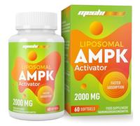 Liposomal AMPK Activator Capsules 2000 mg, 6-in-1 Formula with Berberine HCL,Quercetin Dihydrate, Resveratrol and Cinnamon Bark, for Antioxidant Support and Cellular Regulation, NO Soy,NO Gluten