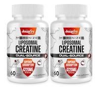 Liposomal Creatine Tablets Max 4220mg, Chewable Creatine Monohydrate Tablets, 15X Absorption, Plus Creatine HCl, No Bloat, Micronised, More Practical Than Capsules and Powder, Vegan (120 Count)