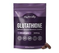 Liposomal Glutathione Supplement - 2000mg Complex Per Serving With Vitamin C, Collagen, Hyaluronic Acid & Phosphatidyl Choline | 60 Softgels - 1 Month Supply | Non-GMO & Third-Party Tested