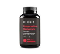 Iron Tablets High Strength 30mg with Vitamin C | Energy Tablets for Tiredness and Fatigue with high bioavailability | High Absorption Iron Supplements for Women and Men | 90 Vegan Capsules | Zenement