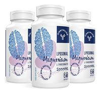 Liposomal Magnesium 2000mg high Strength - Magnesium Supplement with Vitamin D3 & K2 Non-GMO Gluten Free