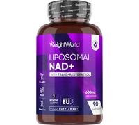 Liposomal NAD+ With Resveratrol Capsules 600mg 90 Capsules WeightWorld
