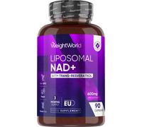 Liposomal NAD+ With Resveratrol Capsules 600mg 90 Capsules WeightWorld