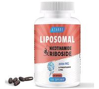 Liposomal Nicotinamide Riboside 2000mg with TMG and Pterostilbene | More Efficient Than Precursors, Boost NAD+ (60 Count (Pack of 1))