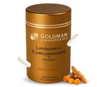 Liposomal Turmeric Curcumin Capsules with Vitamin C - High Absorption Vegan Curcumin Supplement for Joint, Immune & Antioxidant Support, No Black Pepper - 30 Capsules