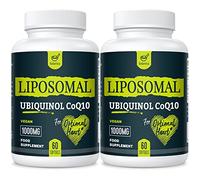 Liposomal Ubiquinol Vegan CoQ10 1000 mg, The Active Form of CoQ10, User-Friendly Formula, Easy to Absorb, Designed for Various Lifestyles, 60 Softgels, Pack of 2