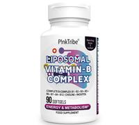 Liposomal Vitamin B Complex Softgels - 9 Methylated B Vitamins for Easily Absorbed, Vitamin B6, Folate & Inositol, 10x