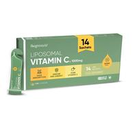 Liposomal Vitamin C 1000mg - 14 Liquid Sachets - Tasty Natural Lime Flavour - High Absorption VIT C - Sugar-Free, Vegan & Travel-Friendly Supplement - Just 1 per Day - Made in The UK