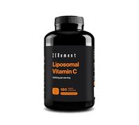 Liposomal Vitamin C 1000mg - Max Absorption - 180 Vegan Capsules | Vitamin C contributes to normal immune system - Freeze-Dried Liposomes - 2 Daily, 3 Months - Zenement
