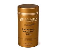 Liposomal Vitamin C 1000mg Slow Release with Zinc - 24 Hour Sustained Release VIT C for Maximum Bioavailability - High Strength Timed Release Vitamin C Capsules for Immune Support - 50 Vegan Caps