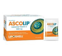 Liposomal Vitamin C 1000mg x 30 sachets - Ascolip | Sugar Free, GMO Free, Gluten Free, Vegan