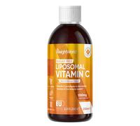 Liposomal Vitamin C - 250ml - Natural Orange Flavour - Sugar-Free & Gluten-Free - 1000mg per Serving - Easy-to-Absorb Sodium-L-Ascorbate Form - Non-GMO & Vegan-Friendly VIT C Supplements