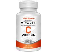 Liposomal Vitamin C Capsules 2000mg - High Strength Gluten Free & Ascorbic Acid - Immune Support Antioxidant Supplement