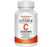 Liposomal Vitamin C Capsules 2000mg - High Strength Gluten Free & Ascorbic Acid - Immune Support Antioxidant Supplement - Non-GMO