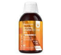 Vitamin D3 K2 Drops 2000IU - 250ml - Vitamin D Drops - Mixed Berry Flavour - High Strength Liposomal Vitamin D3 2000IU + Vitamin K2 MK7 75mcg - Superior Absorption - Alternative to Vitamin D Tablets