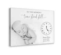 LIPOYE Personalised In This Moment Time Stood Still Print Canvas Poster Bedroom Decor Landscape Office Room Decor Gift 12x18inch(30x45cm)