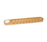 Lipper International 8251 Bamboo Wood French Bread Board with Ceramic Dip Bowl, 25 5/8" x 4" x 1 1/2"