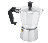 LIPPSY 2 Cup Coffee Maker with Anti-Scalding Handle, Aluminum Electric Moka Pot, Stove Top Espresso Maker for Moka Cuban Italian Greca Pot Household Office Use