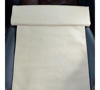 LIPPSYYDS Car Seat Extension Cushion for Jaguar F-Pace F-Type XF E-Pace XE XJ S-Type, Leather Seat Support Extension Leg Cushion Leg Rest Cushions Auto Comfortable Accessories,A/Beige