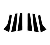 LIPPSYYDS Car Window Pillar Post Trim for Opel Vauxhall Astra J P10 4-Door Sedan 2012-2017, Window Door Column B C Center Pillar Posts Anti Scratch Decorative Sticker Cover,A/Glossy Blacck