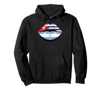 Lips Half Argentine Cuban Roots Argentina Cuba Pullover Hoodie