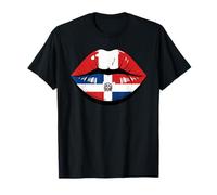 Lips Half Dominican Peruvian Roots Peru T-Shirt