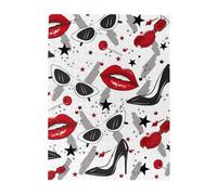 Lips high heels Printed Wooden Puzzle 500 Piece, Cute Puzzle Game in Plastic Box for Family Entertainment and Brain Training Gifts