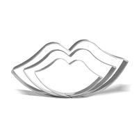 Lips Kiss Cookie Cutter Set - 5.7”,4.6”,3.3” - 3 Piece - Stainless Steel