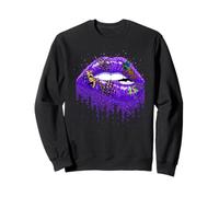 Lips Kiss Mardi Gras Carnival Costume a Mardi Gras Lips Sweatshirt