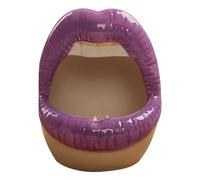 Lips Multi-Gadget - Ceramic Lip Planter & Organizer - Hairpin, Cosmetic & Jewelry Display Tray, Decorative Birthday Gift Idea, Home Décor Accent