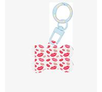 Lips Printing Acrylic Dog Bone Ornament,Dog Tags Personalized Pet Ornament, Key Chain Bone Shaped Id Tags