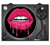 Lips Slip Mat Pink Lip Slip Mats Red Turntable Decks Records Slipmat Slipmats Mat DJs Accessories Gift For Him Her (7")